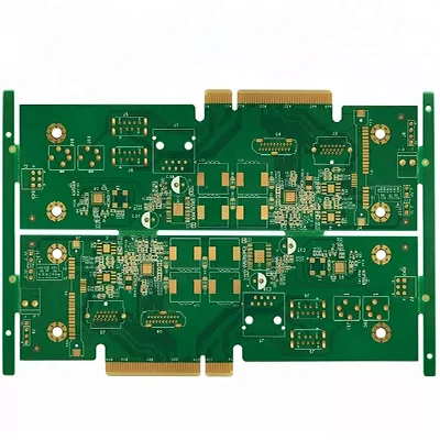 Placa de circuito impreso con los dedos de oro